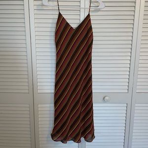 Amazing condition multicolored striped Ralph Lauren slip dress